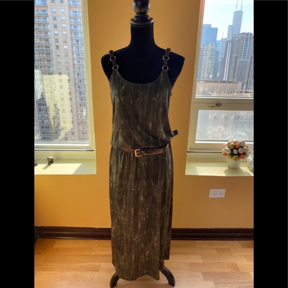 MICHAEL Michael Kors Dresses & Skirts - Michael Kors Dress Leather Straps w/belt Sz S